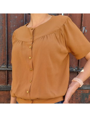 La Blouse Guillemette — Bronze Brûlé | Studio Les Espiègles