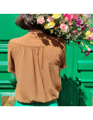 La Blouse Guillemette — Bronze Brûlé | Studio Les Espiègles