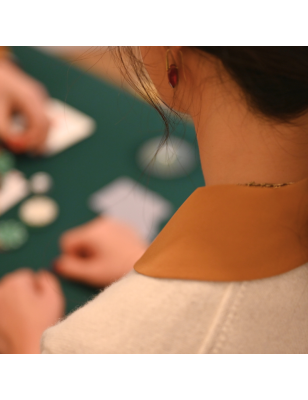 Le Chemisier Chantal — Bronze Brûlé & Col Châle | Les Espiègles