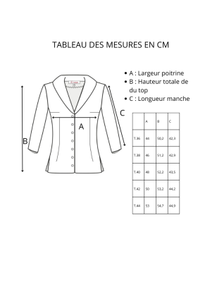 Le Chemisier Chantal — Bronze Brûlé & Col Châle | Les Espiègles