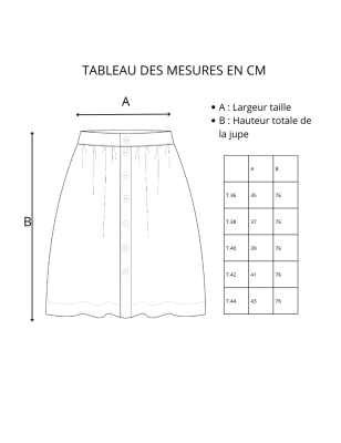 La Jupe Camille — Flanelle de Coton & Allure Midi | Studio Les Espiègles