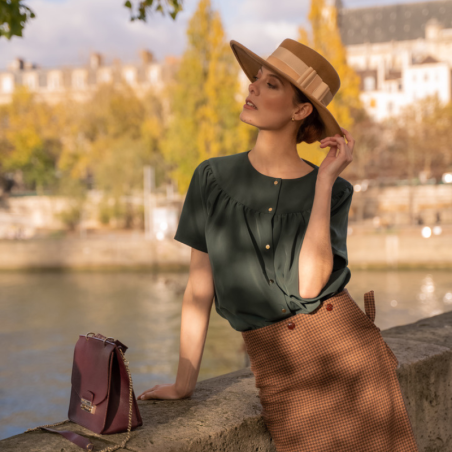 La Blouse - feuilles d'automne